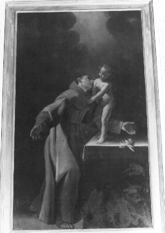  207-Giovanni Lanfranchi-Sant'Antonio da Padova con il bambino -Chiesa di San Rocco, Roma 